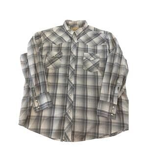 Wrangler Western Shirt pearl button up 2xl